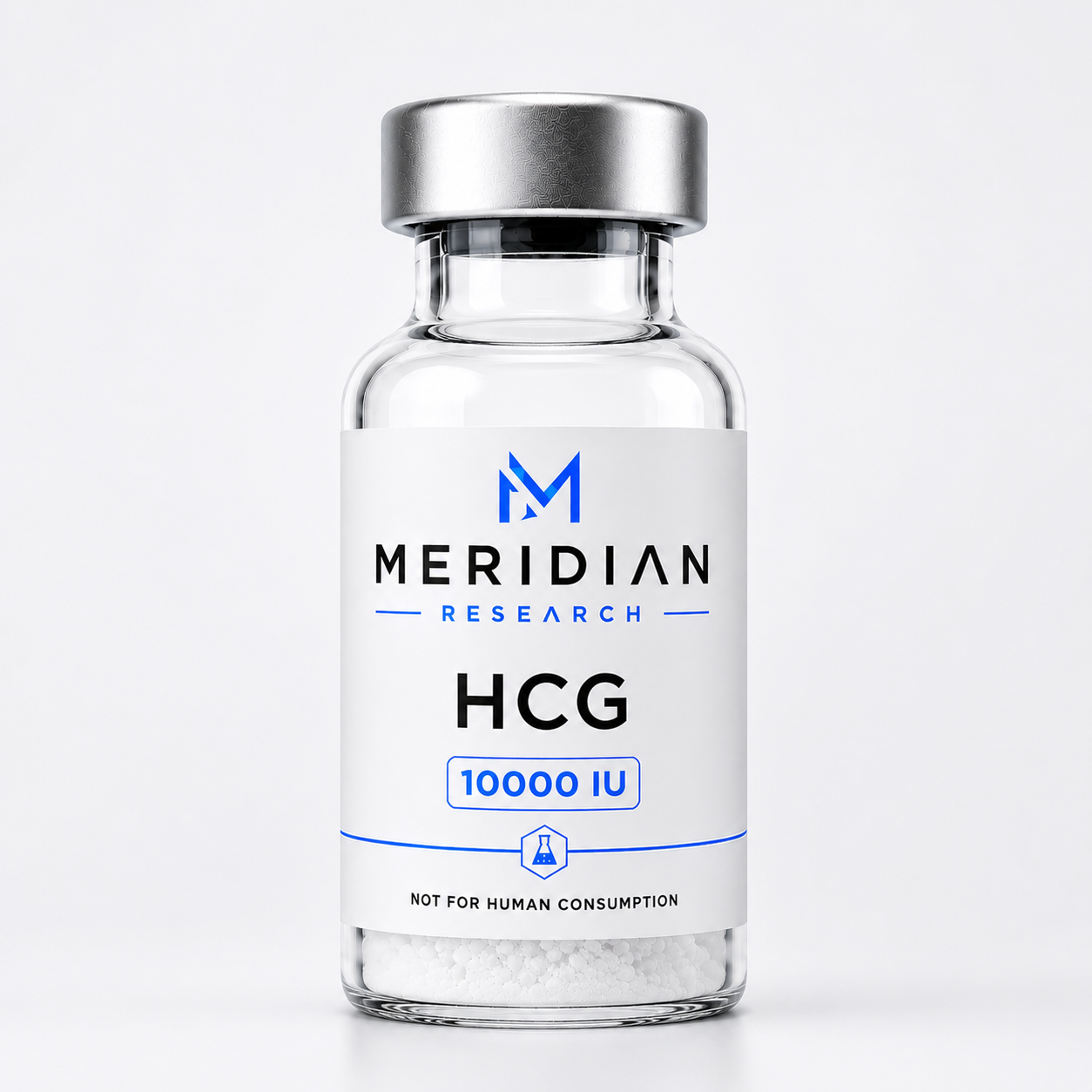 HCG research material vial